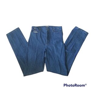 Vintage Men's Outlaw Buckaroo Denim Jeans Britches western Cowboy Button Down